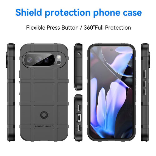 Google Pixel 9 Pro XL - Heavy Duty Rugged Shield Case with Camera Protection