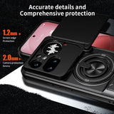 Nothing Phone 4a Pro - Magnetic Ironclad Case with Sliding Lens Cover, Ring Holder & Kickstand