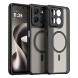 Motorola G Stylus 2025 - Translucent SnapGuard Magnetic Armor Mobile Case