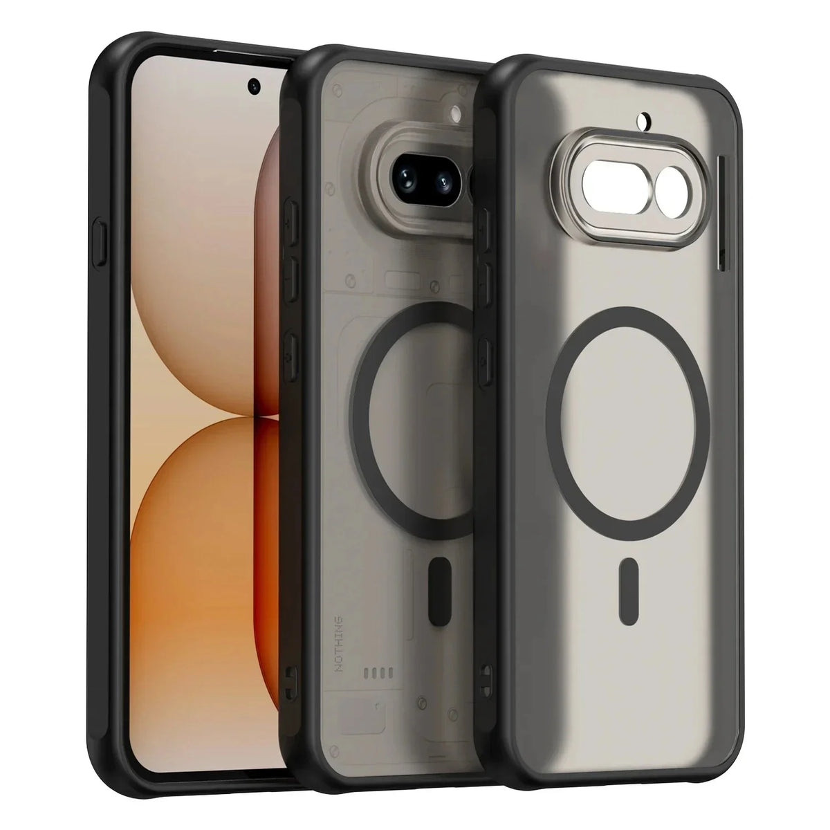 Nothing Phone 4a - Translucent SnapGuard Magnetic Armor Mobile Case