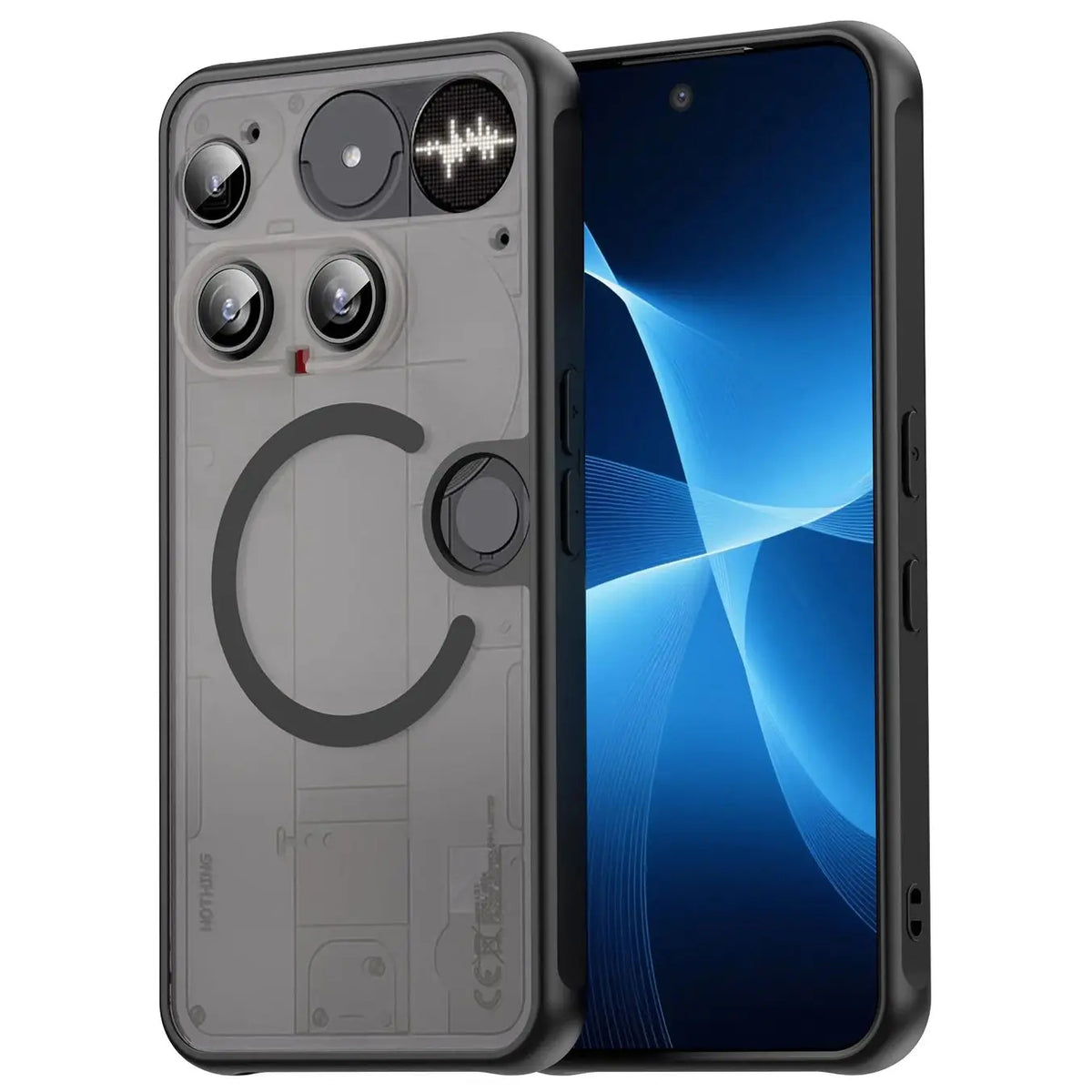 Nothing Phone 3 - Translucent SnapGuard Magnetic Armor Mobile Case