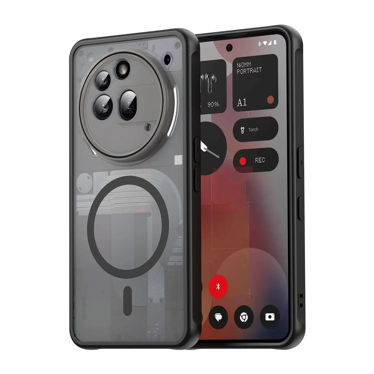 Nothing Phone 3a Pro - Translucent SnapGuard Magnetic Armor Mobile Case