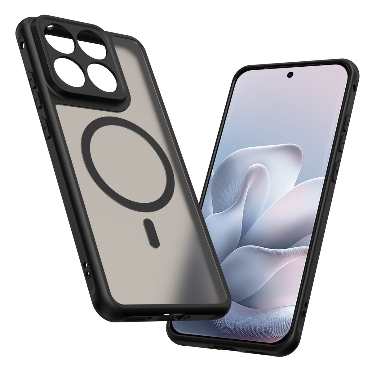 Motorola G Stylus 2025 - Translucent SnapGuard Magnetic Armor Mobile Case