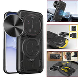 Xiaomi 17 Ultra - Bunker Ring Kickstand Case with Slide Camera Protection