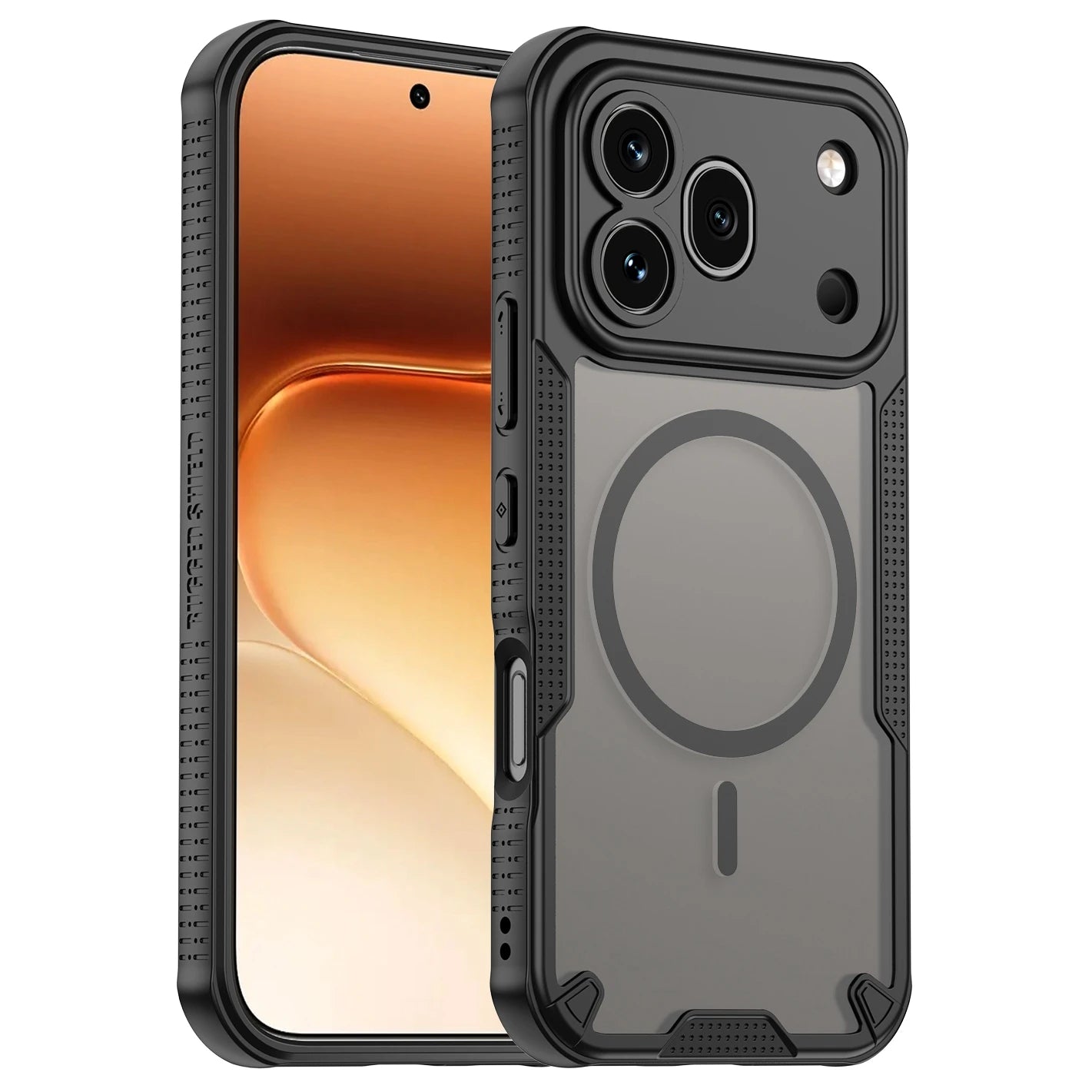 Honor 600 Pro - Translucent FlexCore Magnetic Armor Mobile Cover