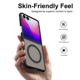 Samsung Galaxy Z Flip 8 - Translucent SnapGuard Magnetic Armor Mobile Case