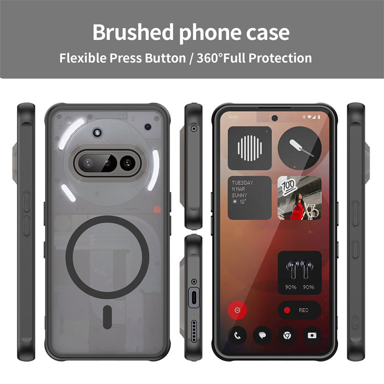 Nothing Phone 3a - Translucent SnapGuard Magnetic Armor Mobile Case