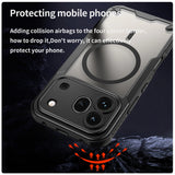 Honor 600 Pro - Translucent FlexCore Magnetic Armor Mobile Cover