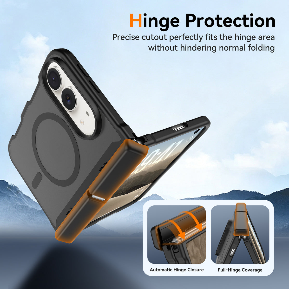 iPhone Duo - Heavy Duty FoldGuard Case with MagSafe & Hands-Free Stand