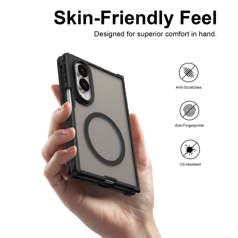 Samsung Galaxy Z Fold 8 - Translucent SnapGuard Magnetic Armor Mobile Case