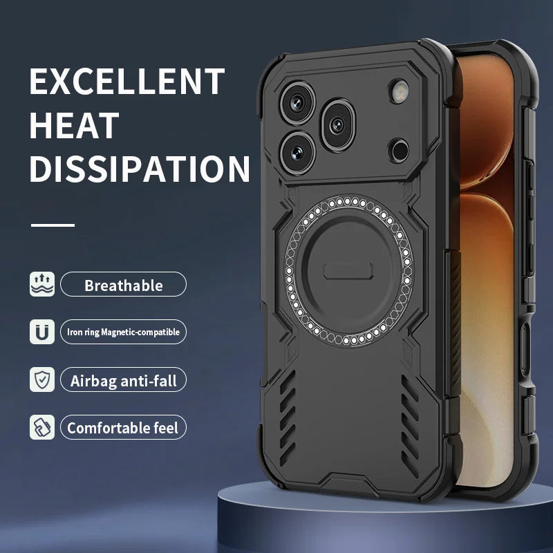 Honor 600 Pro - HexCore Heat Dissipation Airbag MagSafe Case