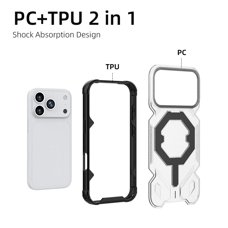 iPhone 17 Pro/18 Pro - AegisCore MagSafe Armor Case with Airbag Drop Protection