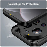 Xiaomi 17 Ultra - Anti-Fingerprint Brushed TPU Case with Raised Camera Protection