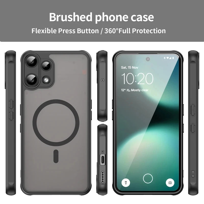 Nothing Phone 3a Lite - Translucent SnapGuard Magnetic Armor Mobile Case
