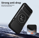 Xiaomi 17 Ultra - Magnetic Ironclad Case with Sliding Lens Cover, Ring Holder & Kickstand