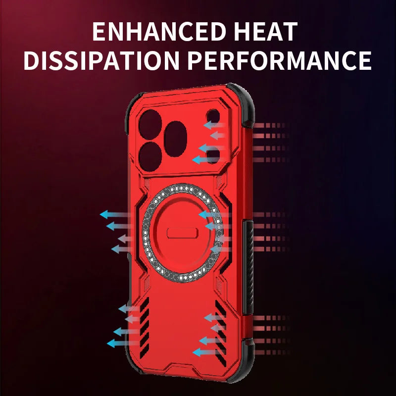Honor 600 Pro - HexCore Heat Dissipation Airbag MagSafe Case