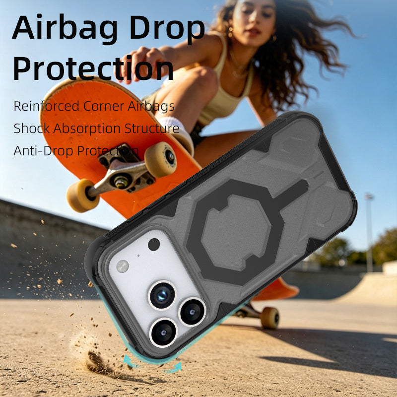 iPhone 17 Pro/18 Pro - AegisCore MagSafe Armor Case with Airbag Drop Protection