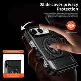 iPhone Duo - Magnetic Ironclad Case with Sliding Lens Cover, Ring Holder & Kickstand