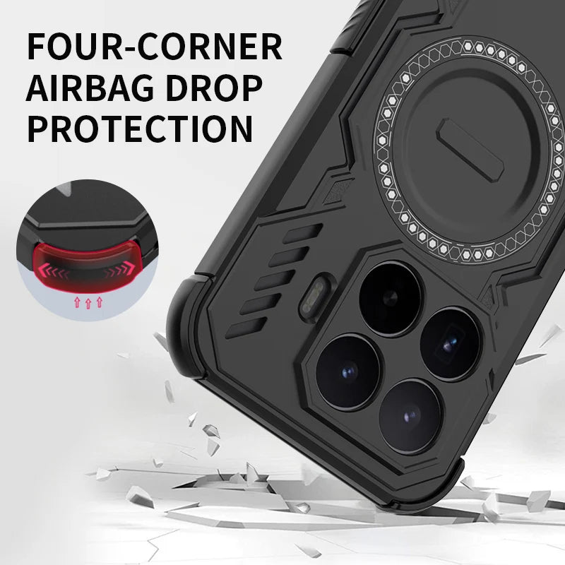 Xiaomi 17T Pro - HexCore Heat Dissipation Airbag MagSafe Case