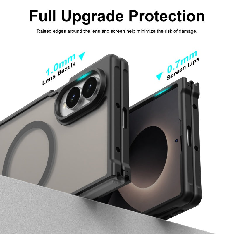 Samsung Galaxy Z Fold 8 - Translucent SnapGuard Magnetic Armor Mobile Case