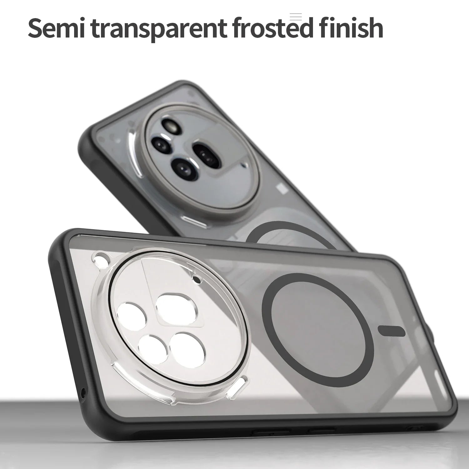 Nothing Phone 3a Pro - Translucent SnapGuard Magnetic Armor Mobile Case
