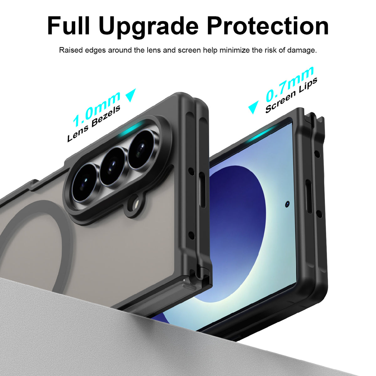 Samsung Galaxy Z Fold 8 Ultra - Translucent SnapGuard Magnetic Armor Mobile Case