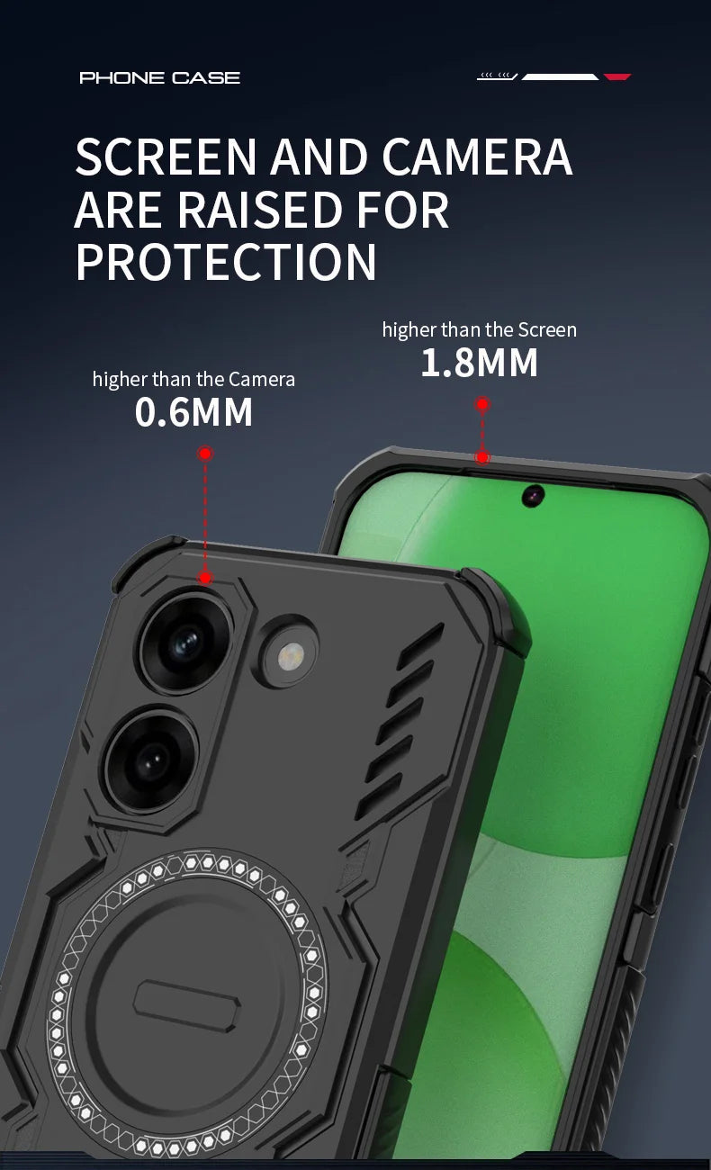 Xiaomi Redmi Turbo 5 - HexCore Heat Dissipation Airbag MagSafe Case