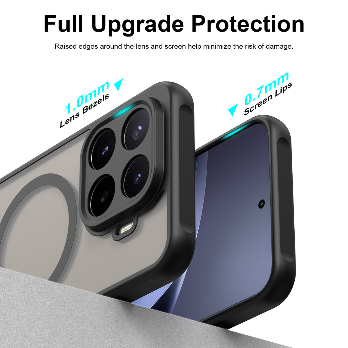 Xiaomi 17T - Translucent SnapGuard Magnetic Armor Mobile Case