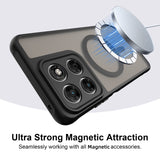 Motorola G Stylus 2025 - Translucent SnapGuard Magnetic Armor Mobile Case
