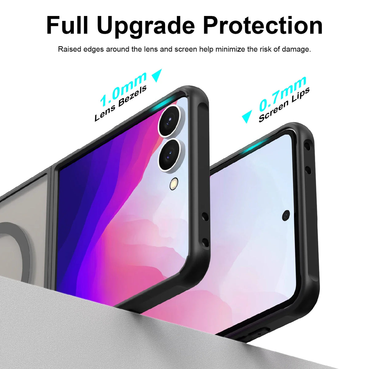 Samsung Galaxy Z Flip 8 - Translucent SnapGuard Magnetic Armor Mobile Case