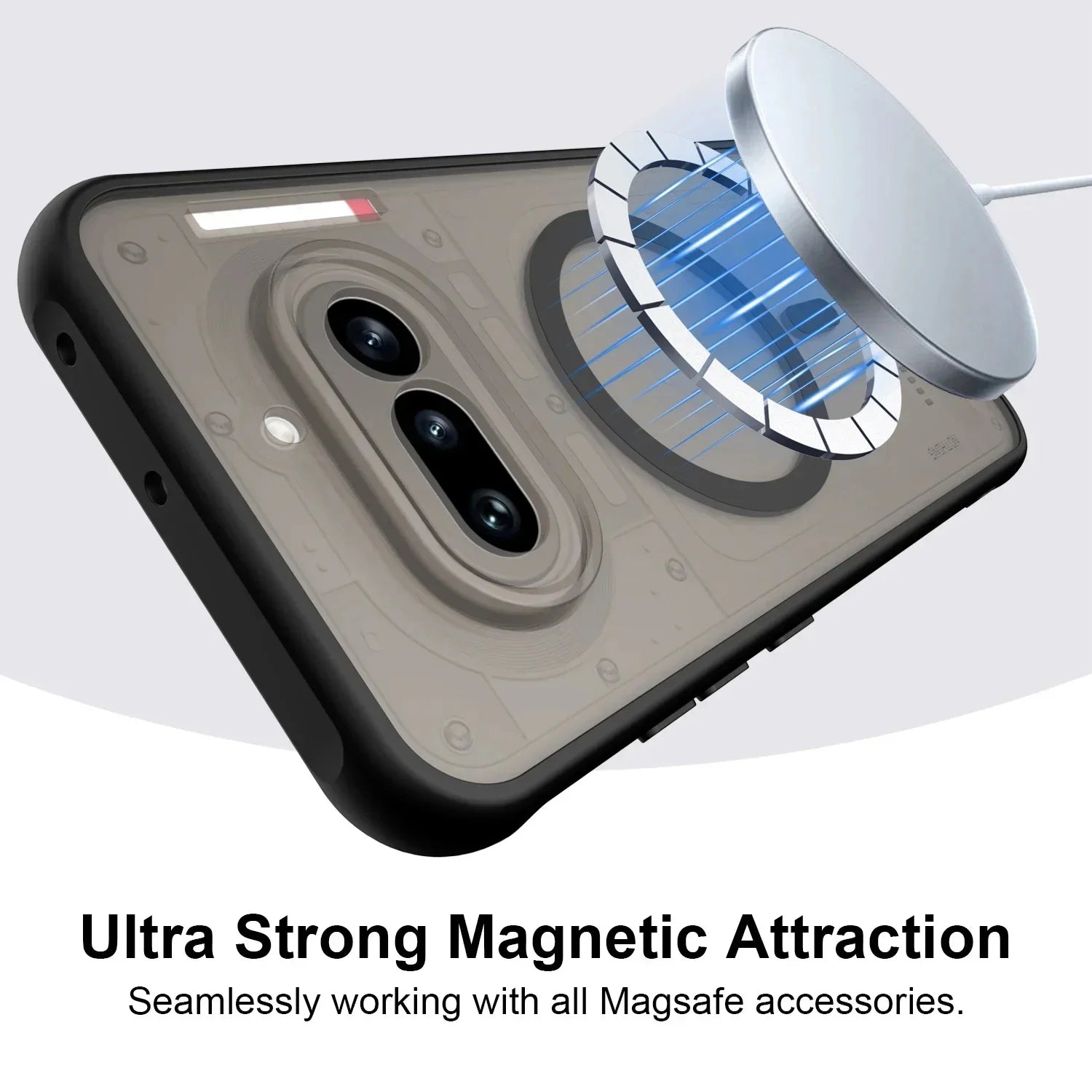 Nothing Phone 4a - Translucent SnapGuard Magnetic Armor Mobile Case