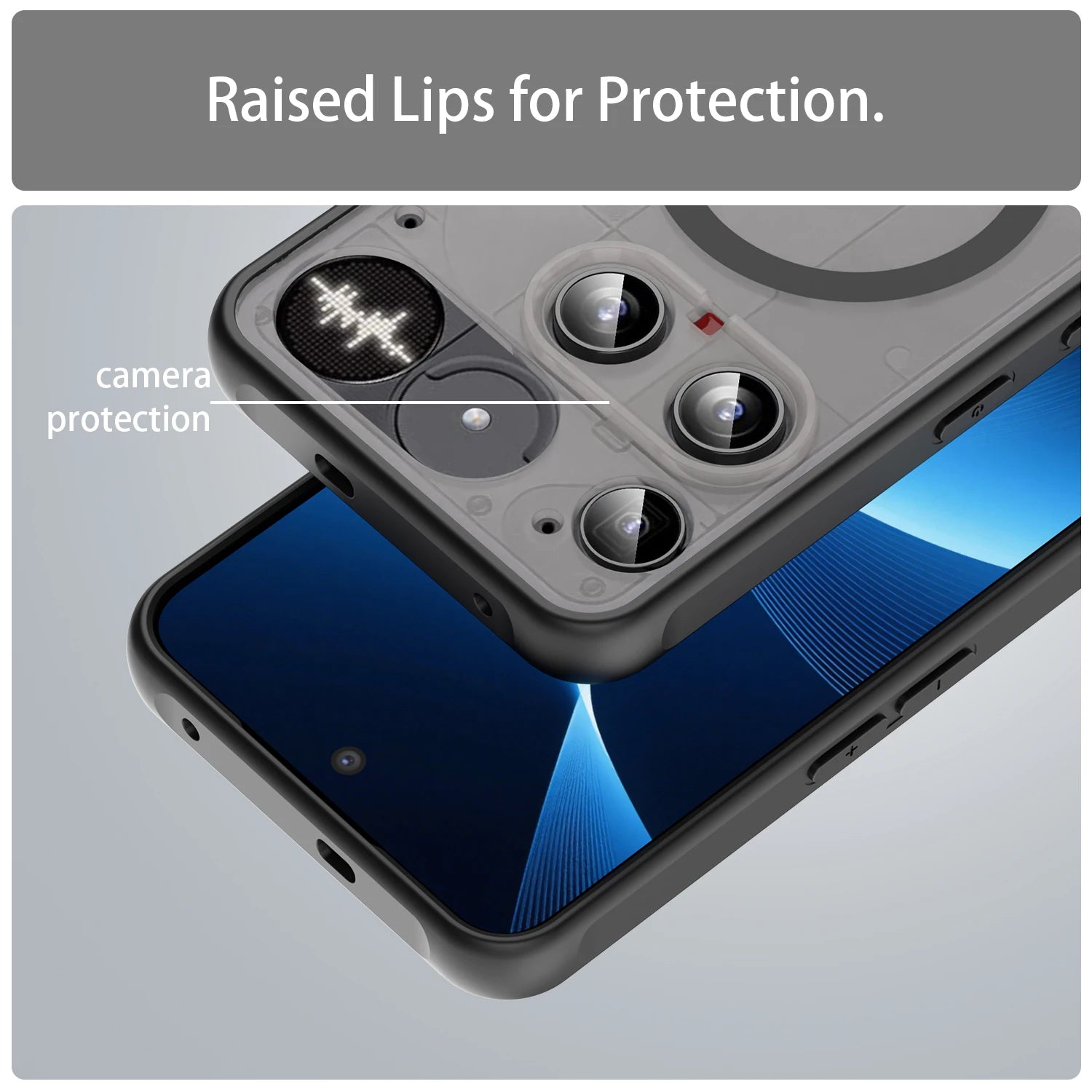 Nothing Phone 3 - Translucent SnapGuard Magnetic Armor Mobile Case
