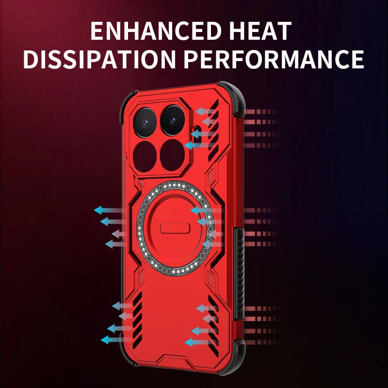 Xiaomi 17T Pro - HexCore Heat Dissipation Airbag MagSafe Case