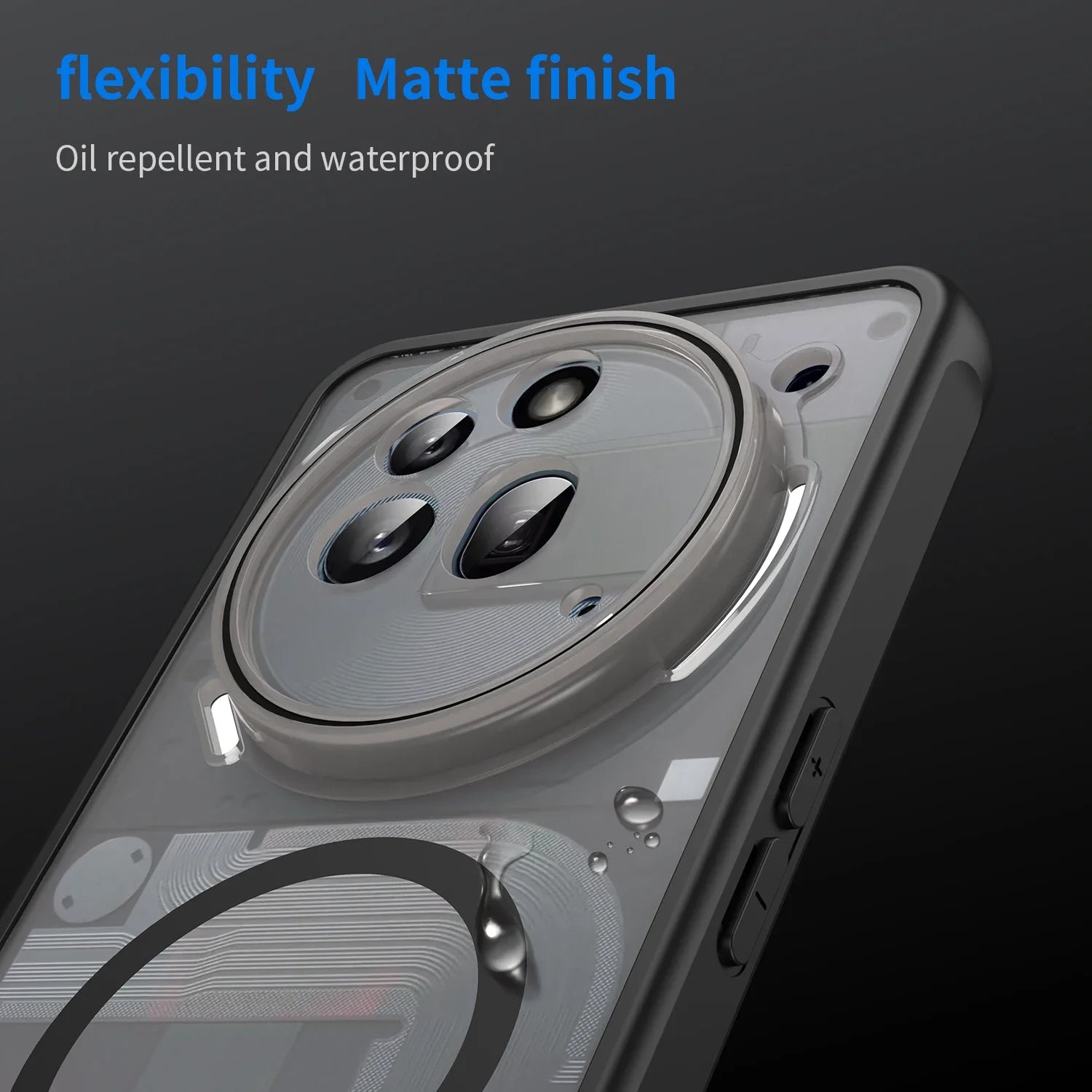 Nothing Phone 3a Pro - Translucent SnapGuard Magnetic Armor Mobile Case