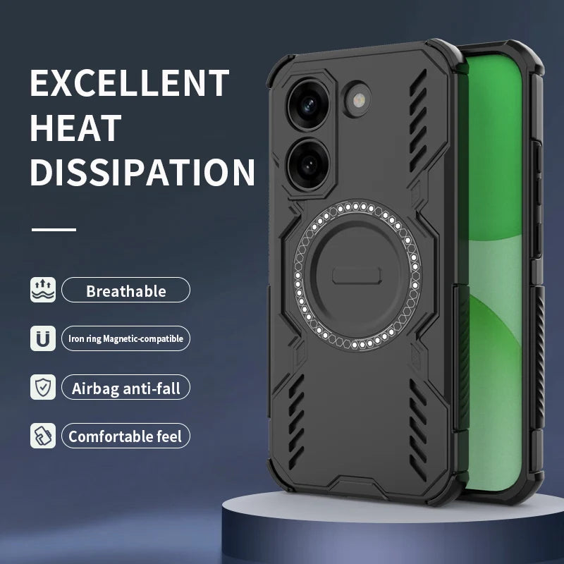 Xiaomi Redmi Turbo 5 - HexCore Heat Dissipation Airbag MagSafe Case