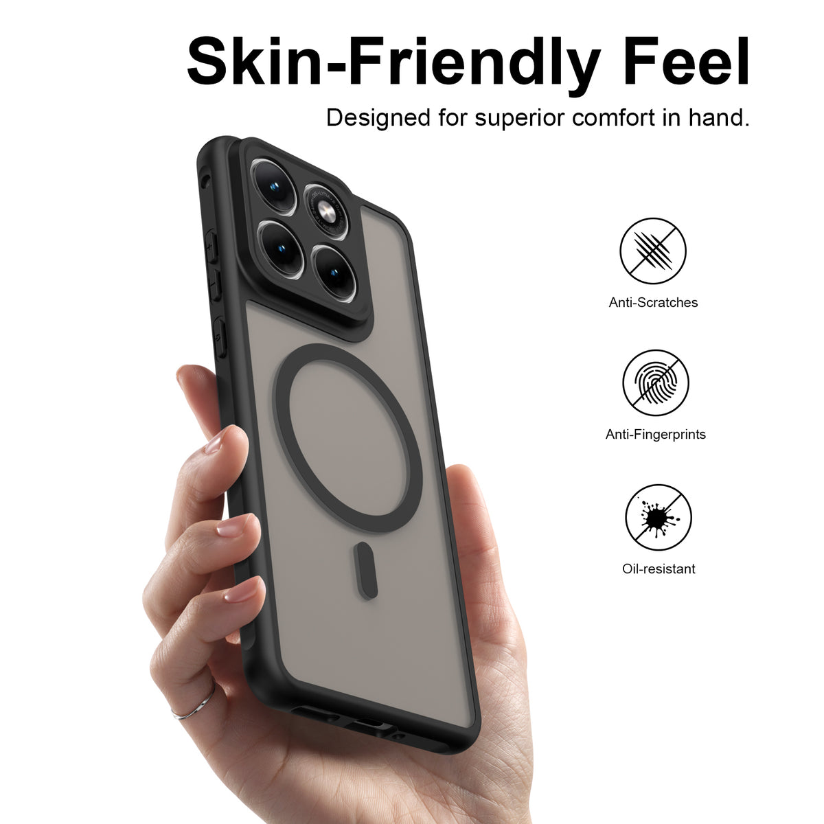 Motorola Edge 70 Fusion - Translucent SnapGuard Magnetic Armor Mobile Case