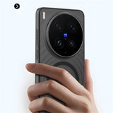 Vivo X300 Pro - Anti-Yellow PP MagSafe Ripple Matte Mobile Case