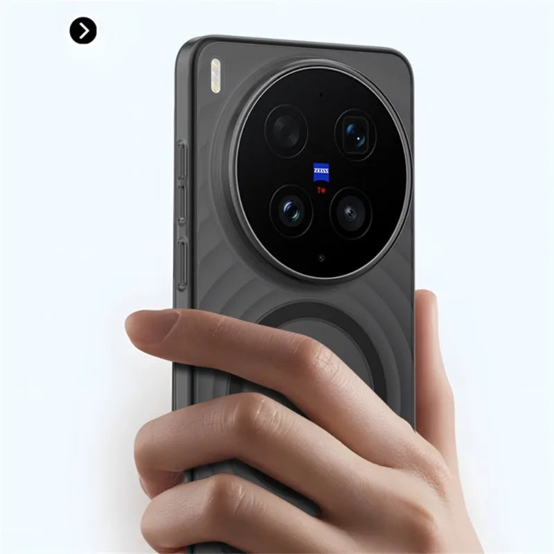 Vivo X300 Pro - Anti-Yellow PP MagSafe Ripple Matte Mobile Case