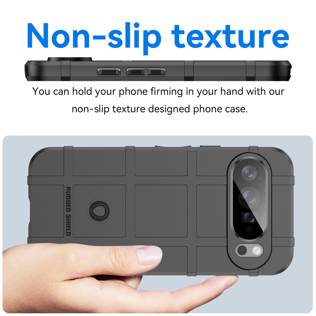Google Pixel 9 Pro XL - Heavy Duty Rugged Shield Case with Camera Protection