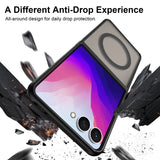 Samsung Galaxy Z Flip 8 - Translucent SnapGuard Magnetic Armor Mobile Case