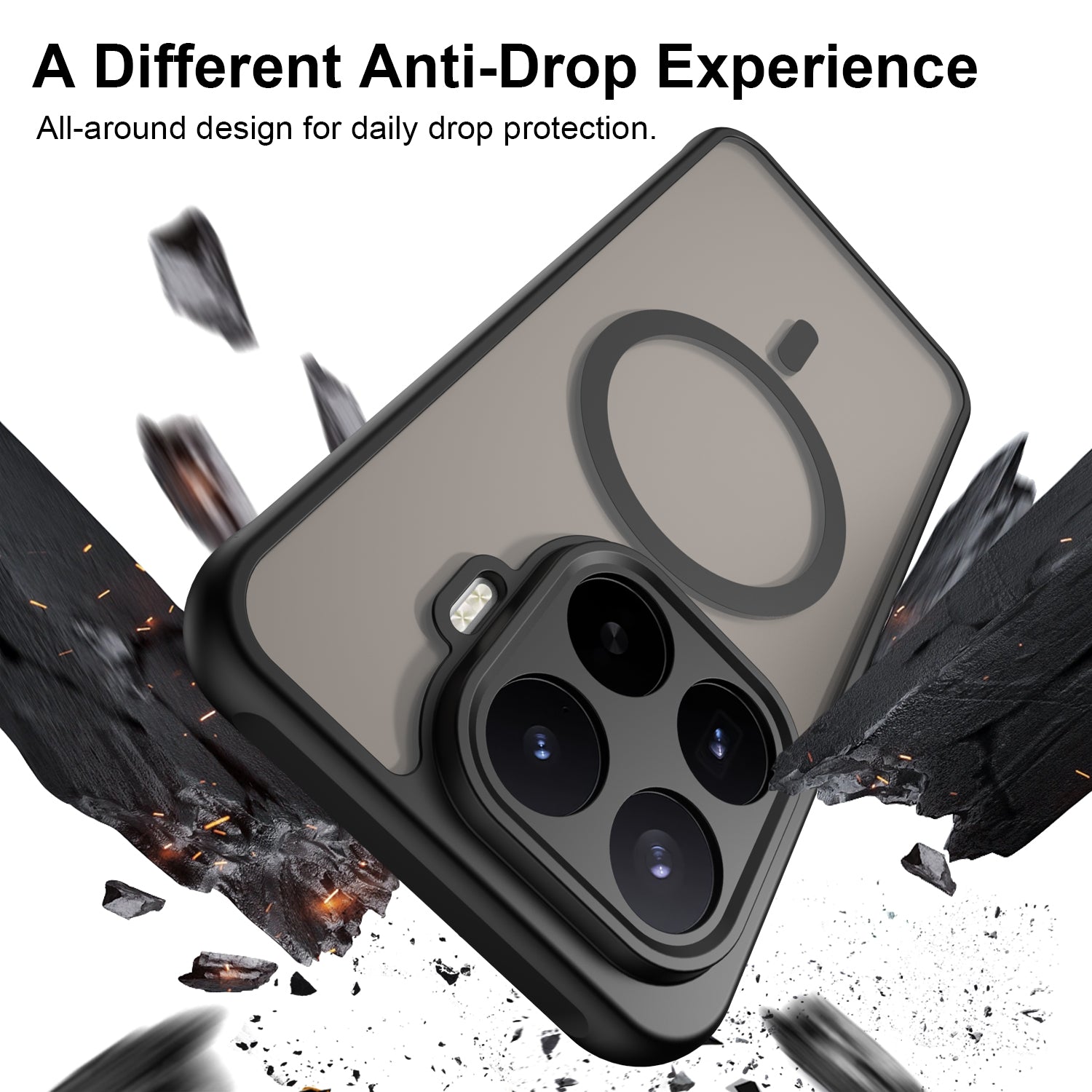 Xiaomi 17T - Translucent SnapGuard Magnetic Armor Mobile Case