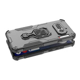 Nothing Phone 4a - StrikerCore Military Grade Armor Case with Rotating Ring Stand