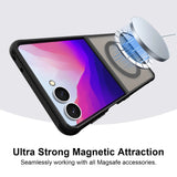 Samsung Galaxy Z Flip 8 - Translucent SnapGuard Magnetic Armor Mobile Case