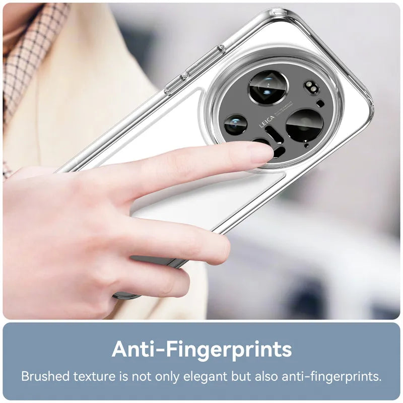 Xiaomi 17 Ultra - Crystal Clear Armor Case with Raised Lens Protection