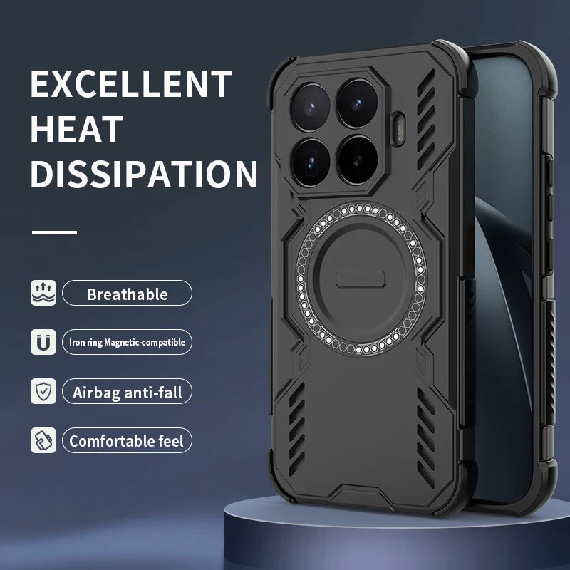 Xiaomi 17T Pro - HexCore Heat Dissipation Airbag MagSafe Case
