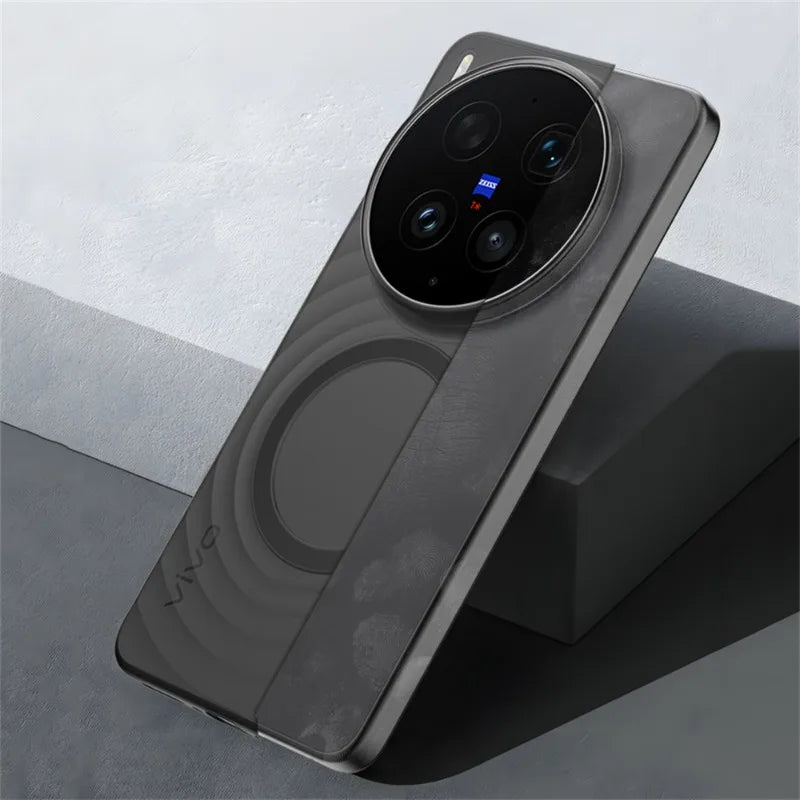 Vivo X300 Pro - Anti-Yellow PP MagSafe Ripple Matte Mobile Case