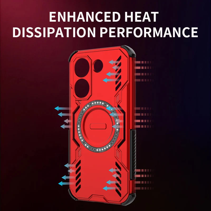 Xiaomi Redmi Turbo 5 - HexCore Heat Dissipation Airbag MagSafe Case