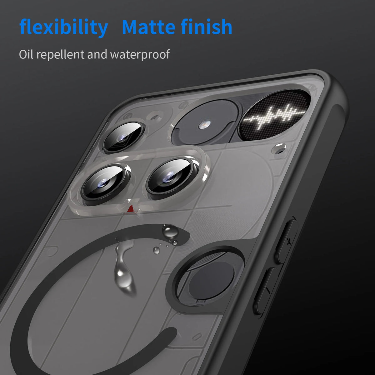 Nothing Phone 3 - Translucent SnapGuard Magnetic Armor Mobile Case