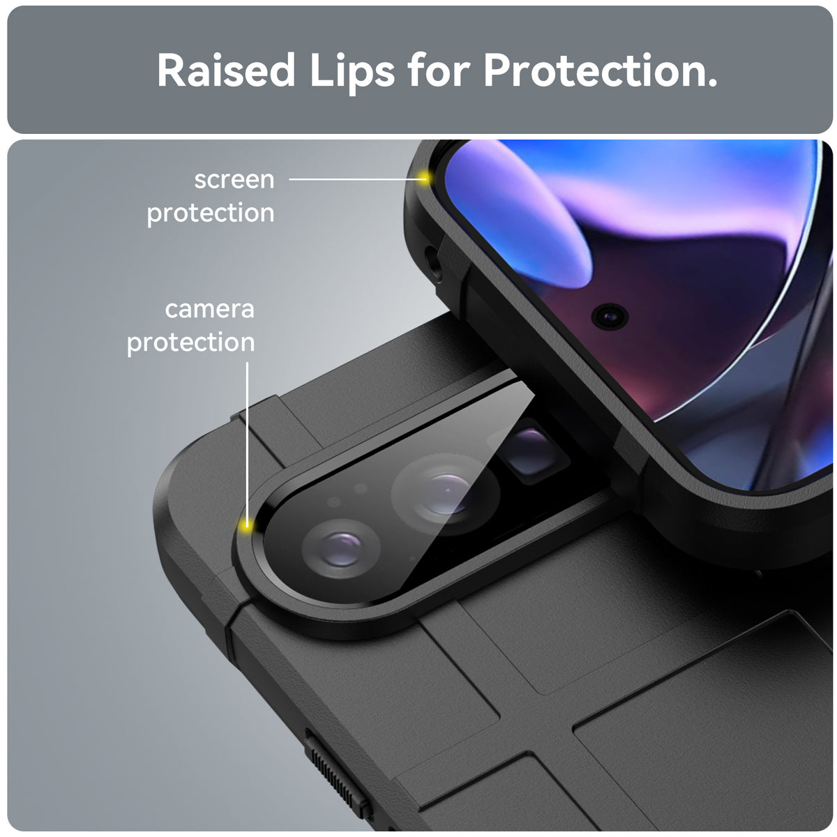 Vivo X300 FE - Heavy Duty Rugged Shield Case with Camera Protection