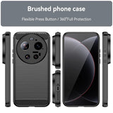 Xiaomi 17 Ultra - Anti-Fingerprint Brushed TPU Case with Raised Camera Protection
